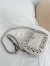 Valentino Nellcote Camera Bag in White Grained Calfskin 