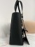 Valentino Nellcote Medium Shopping Bag in Black Grained Calfskin