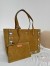 Valentino Nellcote Medium Shopping Bag in Brown Suede Calfskin