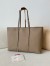 Valentino Garavani Rockstud Shopping Bag in Taupe Grainy Leather