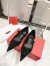 Valentino Tiptoe Ballet Flats In Black Patent Leather