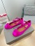 Valentino Garavani Rockstud Ballerina In Pink Satin