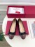 Valentino Valet Du Roi Ballerina in Black Lambskin