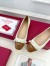 Valentino Valet Du Roi Ballerina in White Lambskin