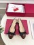 Valentino Valet Du Roi Slingback Ballerina in Black Lambskin