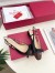 Valentino Valet Du Roi Slingback Ballerina in Black Lambskin