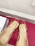 Valentino Valet Du Roi Slingback Ballerina in Nude Lambskin