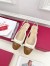 Valentino Valet Du Roi Slingback Ballerina in White Lambskin