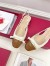Valentino Valet Du Roi Slingback Ballerina in White Lambskin