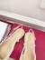 Valentino Valet Du Roi Slingback Ballerina in White Lambskin