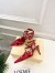 Valentino Garavani Studdy Pumps 100mm in Red Kidskin