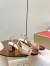 Valentino Valet Du Roi Slingback Pumps 60mm in Nude Lambskin