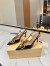 Valentino VLogo Signature Slingback Pumps 80mm in Black Croc-embossed Leather