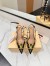 Valentino VLogo Signature Slingback Pumps 80mm in Black Croc-embossed Leather