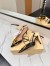 Valentino VLogo Signature Slingback Pumps 80mm in Black Croc-embossed Leather