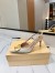 Valentino VLogo Signature Slingback Pumps 80mm in Black Croc-embossed Leather