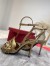 Valentino Atelier Shoes 03 Rose Edition Sandals 100mm Gold