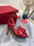 Valentino Atelier Shoes 03 Rose Edition Sandals 100mm Red