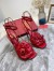 Valentino Atelier Shoes 03 Rose Edition Sandals 100mm Red