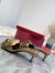 Valentino Atelier Shoes 03 Rose Edition Slide Sandals 55mm Gold