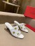 Valentino Roman Stud Slide Sandals 65mm In White Lambskin