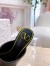 Valentino Black Rockstud Slide Sandals With Sculpted Heel