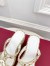 Valentino Garavani Rockstud Wedge Sandals in White Calfskin