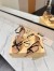 Valentino Garavani Bepointy Sandals 100mm in Nude Patent Leather