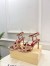 Valentino Garavani Studdy Sandals 100mm in Pink Kidskin