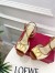 Valentino VLogo Signature Platform Sandals 115mm in Raffia 