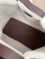 Valentino Medium Suede Shopping Bag with Sheepskin Lining