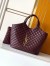 Saint Laurent Icare Maxi Shopping Bag in Bordeaux Quilted Lambskin