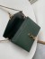 Saint Laurent Dark Green Cassandra Monogram Clasp Bag
