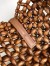 Saint Laurent Le 5 À 7 Large Bag in Brown Wood Beads