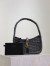 Saint Laurent Le 5 À 7 Hobo Mini Bag in Black Raffia