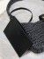 Saint Laurent Le 5 À 7 Hobo Mini Bag in Black Raffia