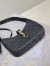 Saint Laurent Le 5 À 7 Hobo Mini Bag in Black Raffia