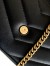 Saint Laurent LouLou Small Bag in Black Matelasse Lambskin