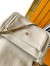 Saint Laurent Niki Medium Chain Bag in White Grained Lambskin
