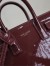 Saint Laurent Sac De Jour Nano Bag in Bordeaux Patent Calfskin