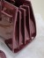 Saint Laurent Sac De Jour Nano Bag in Bordeaux Patent Calfskin