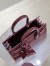 Saint Laurent Sac De Jour Nano Bag in Bordeaux Patent Calfskin