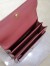Saint Laurent Sunset Medium Chain Bag in Bordeaux Patent Calfskin