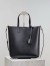 Saint Laurent Toy North/South Shopping Bag in Black Calfskin