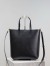 Saint Laurent Toy North/South Shopping Bag in Black Calfskin