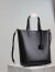 Saint Laurent Toy North/South Shopping Bag in Black Calfskin