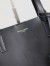 Saint Laurent Toy North/South Shopping Bag in Black Calfskin