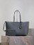 Saint Laurent Large Shopping Bag in Grey Calfskin