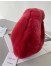 Bottega Veneta Mini BV Jodie Bag In Red Shearling