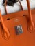 Hermes Birkin 35 Retourne Handmade Bag in Orange Epsom Calfskin